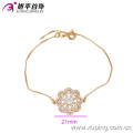 73790 Xuping fashion bracelet gold hand chain fashion design fancy flower shaped jewelry